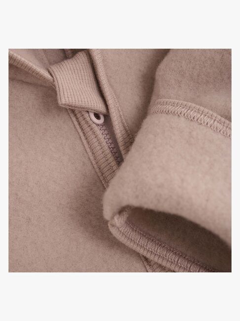 Huttelihut Overall Merinowolle mit Ohren, Mahogany Rose