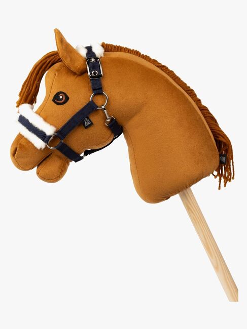 My Hobby Horse Halfter Lammfell, Marineblau