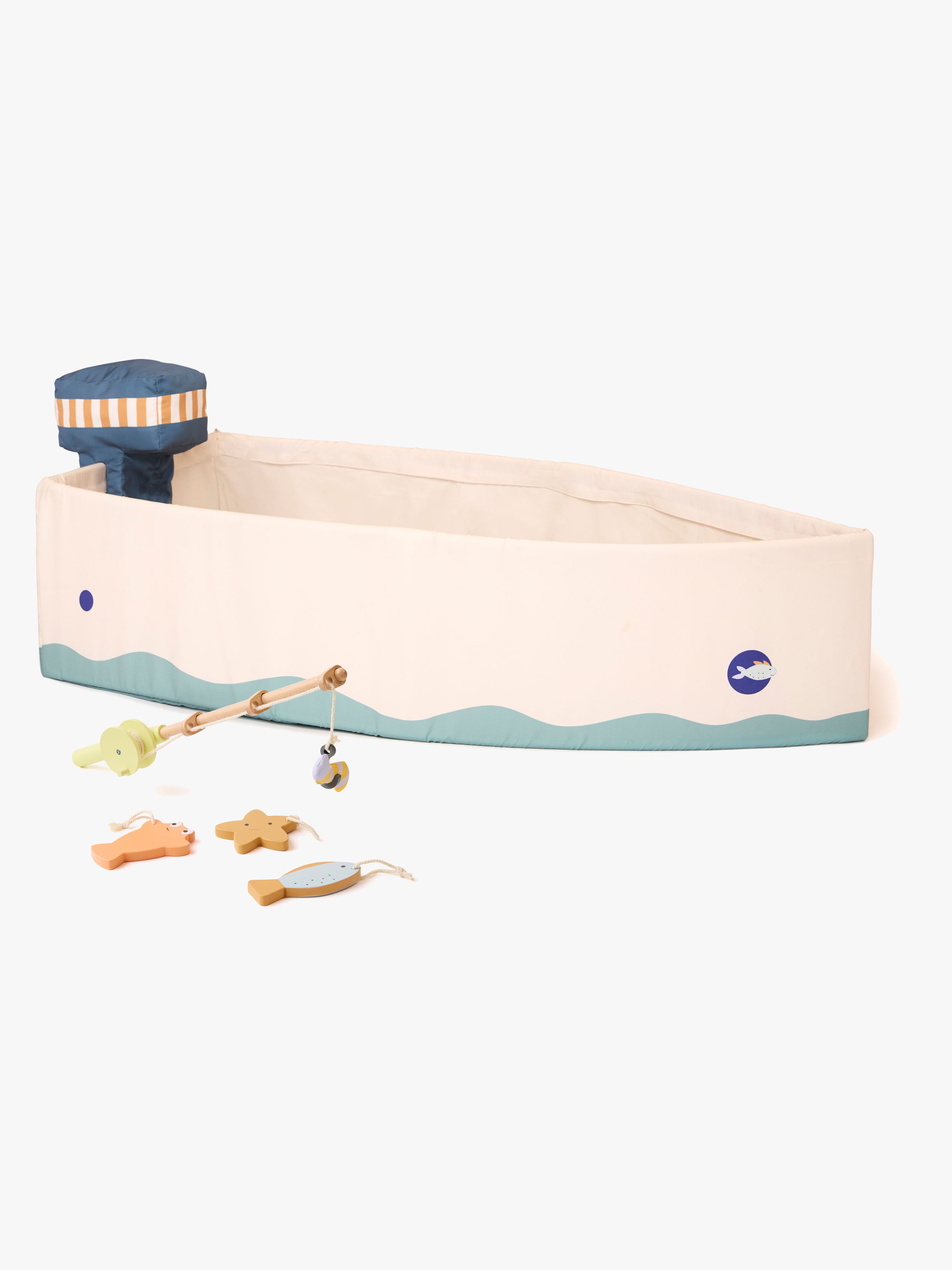 Kid's Hub Boot mit Angel-Set