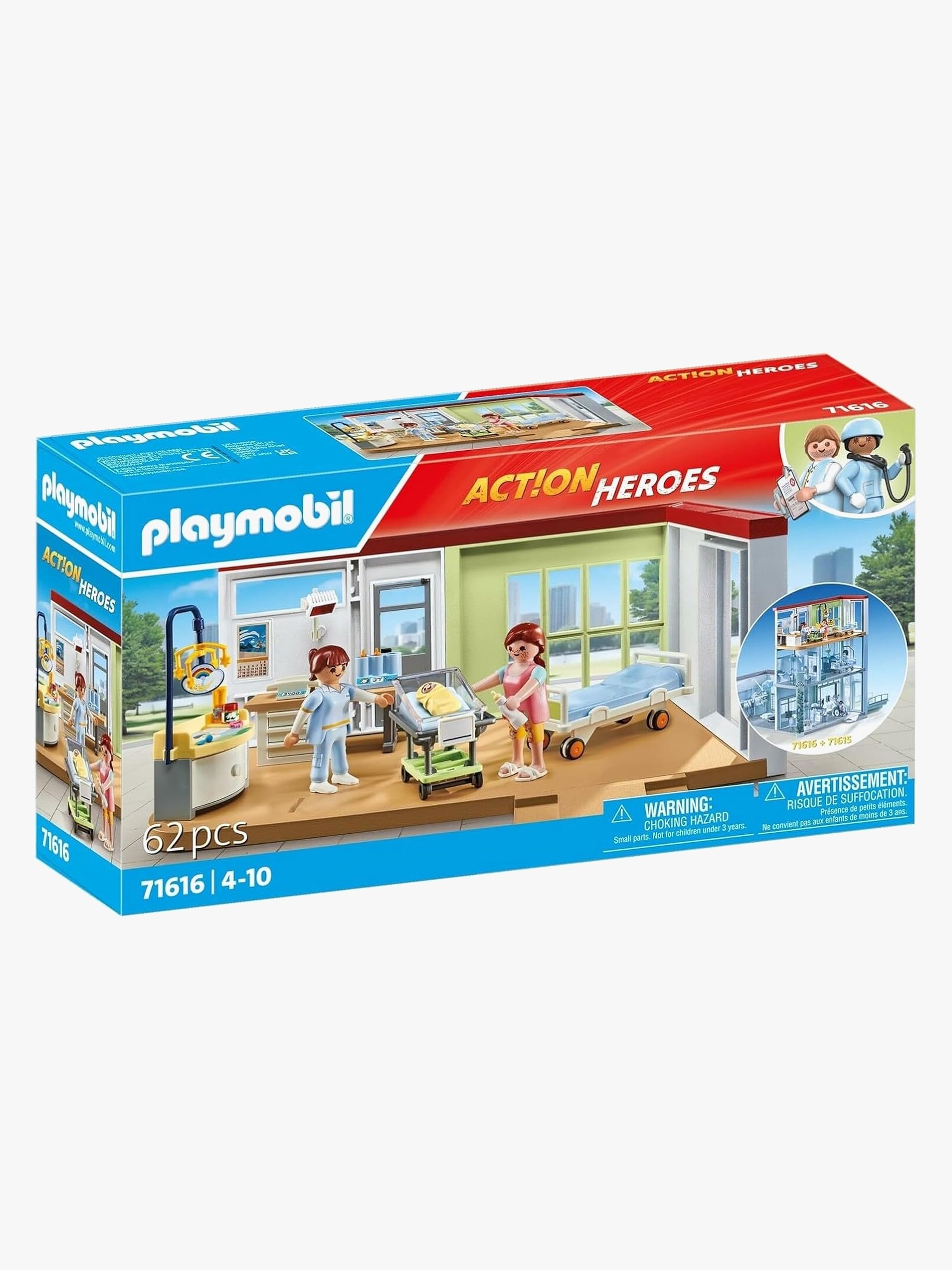 Playmobil 71616 Action Heroes Bausatz Entbindungsstation