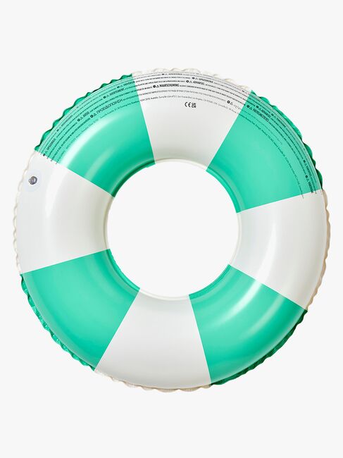 SUNNYLiFE Mini Schwimmring, Pool Party Green Stripe