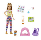 Barbie Camping – Sister & Pet (Stacie) Modepuppe