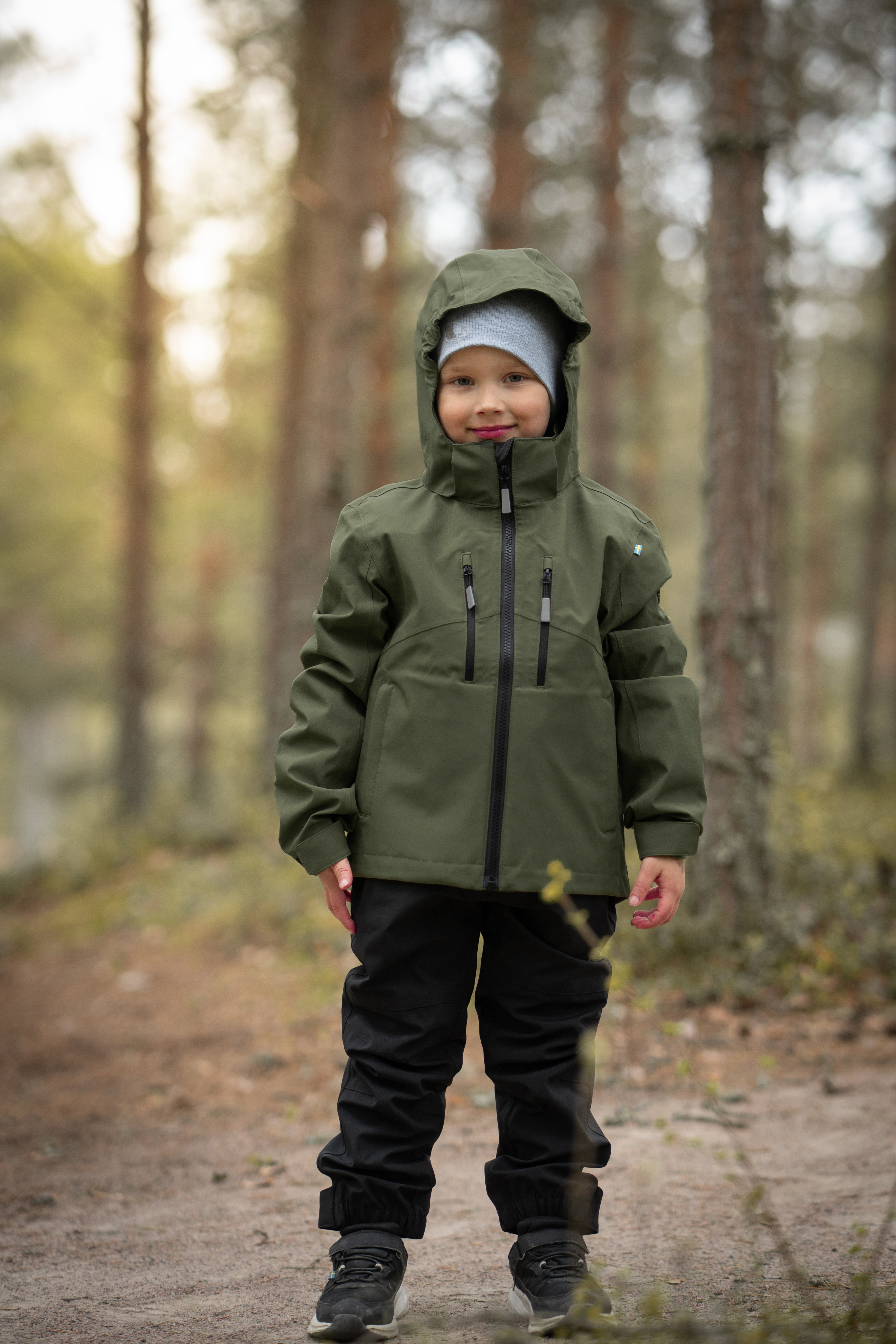 Lindberg Nordvind Outdoorjacke, Grün, 150