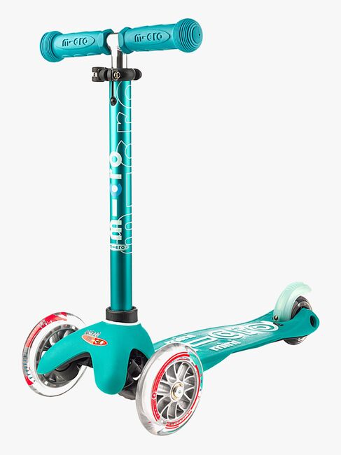 Micro Tretroller Drei Räder Mini 3-in-1 Deluxe, Türkis