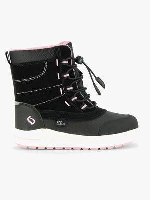 Leaf Jaren Winterstiefel, Schwarz/Rosa