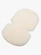 Tinkafu Lammfell Bubble Sitzpolster, White