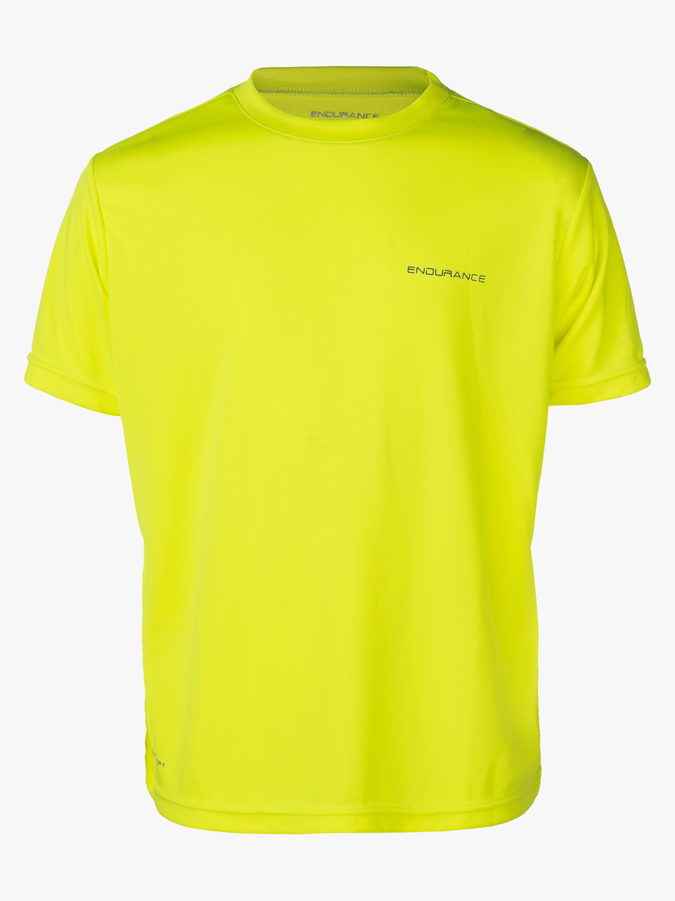Vernon Performance T-Shirt, Safety Yellow 12 Jahre