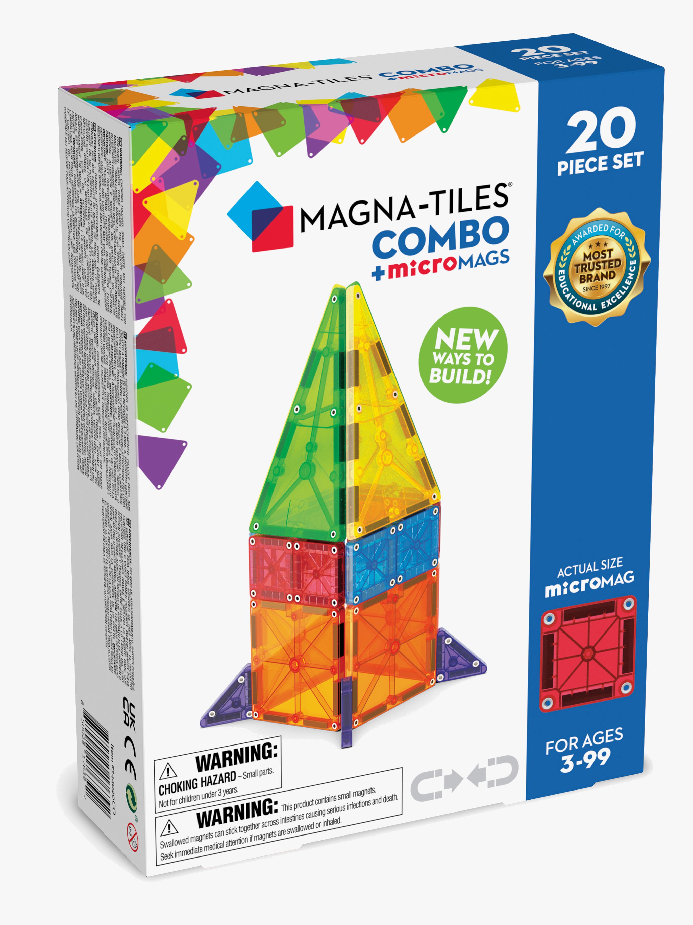 MAGNA-TILES Combo Bausatz 20 Teile