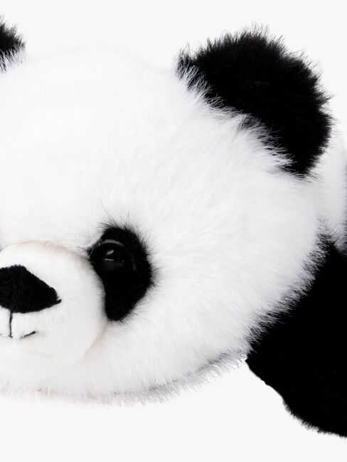 Teddykompaniet Plüschspielzeug Liegender Panda 28 cm, Schwarz/Weiß