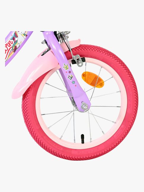 Volare Unicorn Fahrrad 14 Zoll, Lila