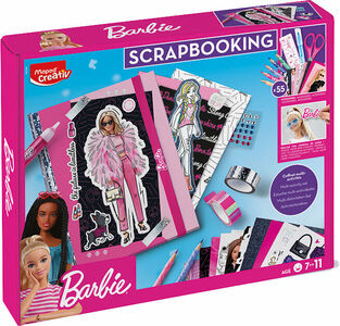Maped Creativ Barbie Scrapbooking Bastelset 55 Teile