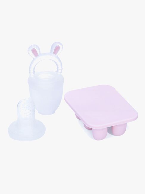 Le Toft Fruchtsauger mit Mini-Eiswürfelform, Rose