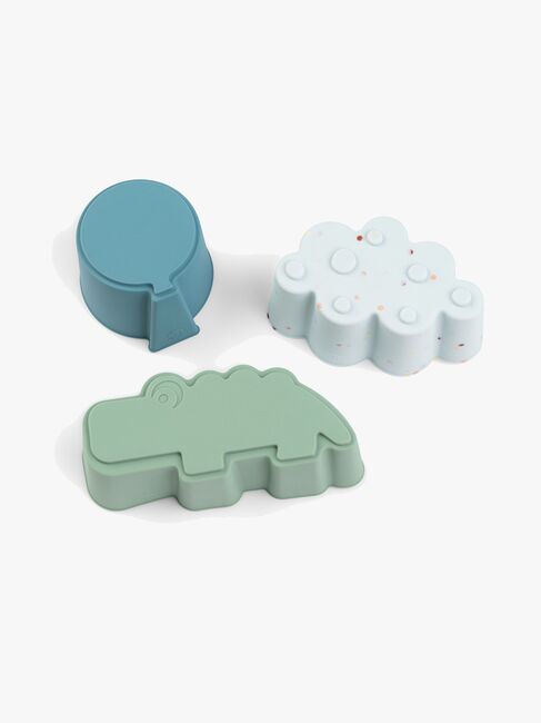 Done By Deer Happy Clouds Silikonformen 3er-Pack, Blue