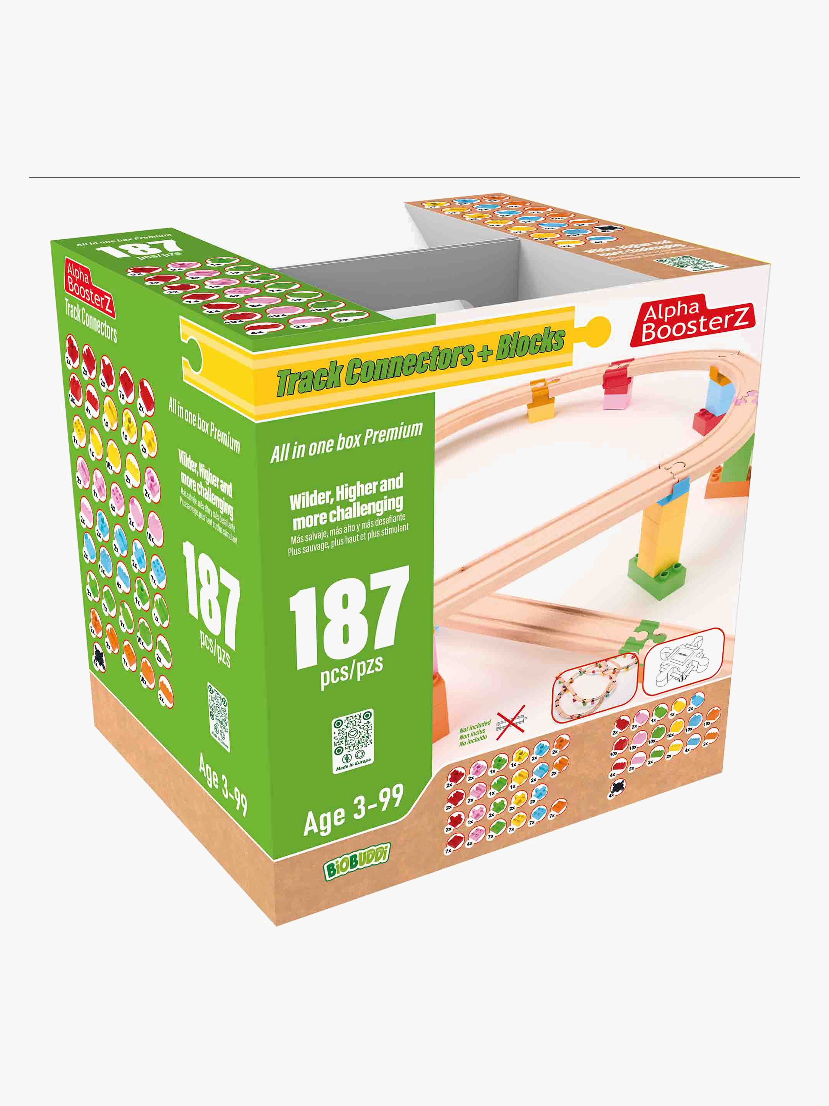 Track Connectors All In One Block Box Premium Bausatz 187 Teile