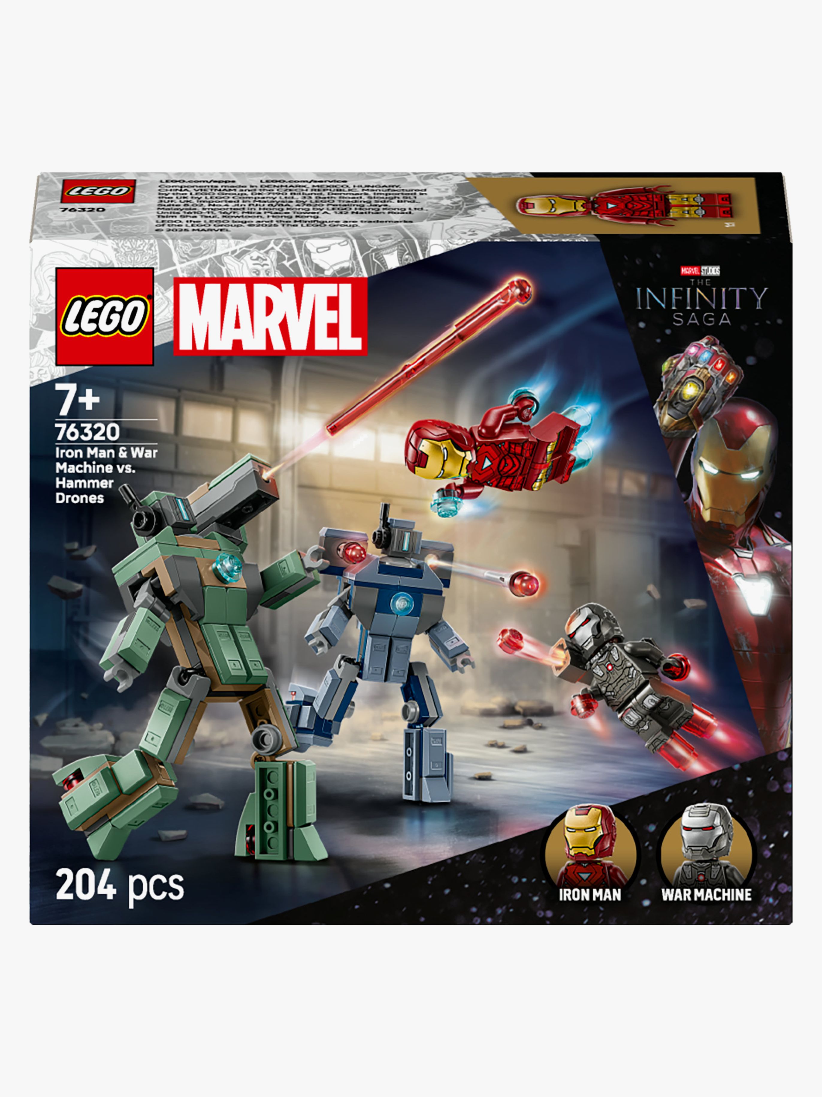 LEGO Super Heroes 76320 Iron Man &  War Machine vs. Hammer-Drohnen