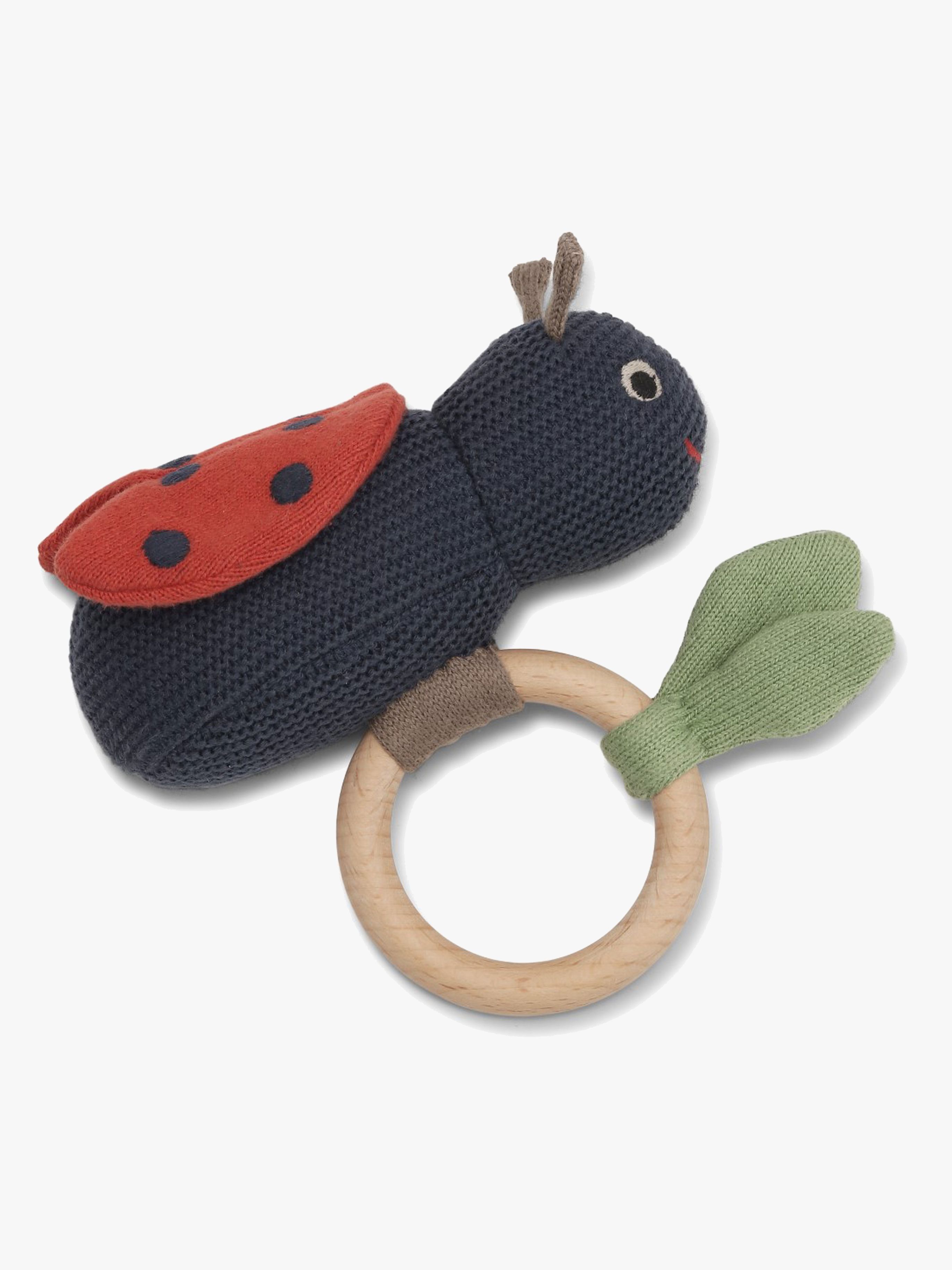 Vanilla Copenhagen Ladybug Rassel, Berry, Babyspielzeug