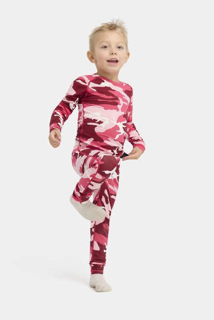 Nordbjørn Verbier Funktionsunterwäsche Bambus, Camo Pink
