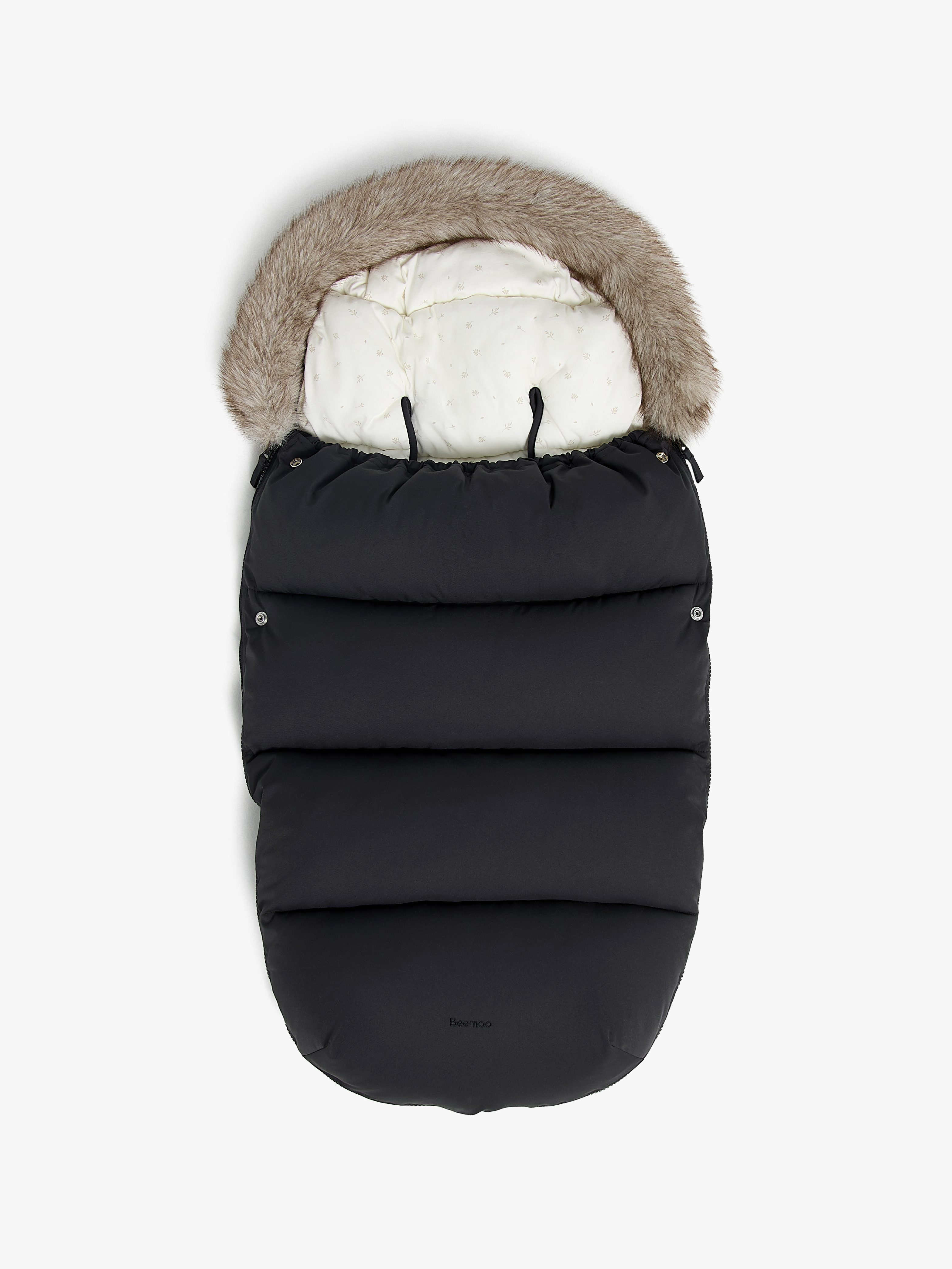 Beemoo Brisk Winterfußsack, Black/Leaf, Winterfußsäcke