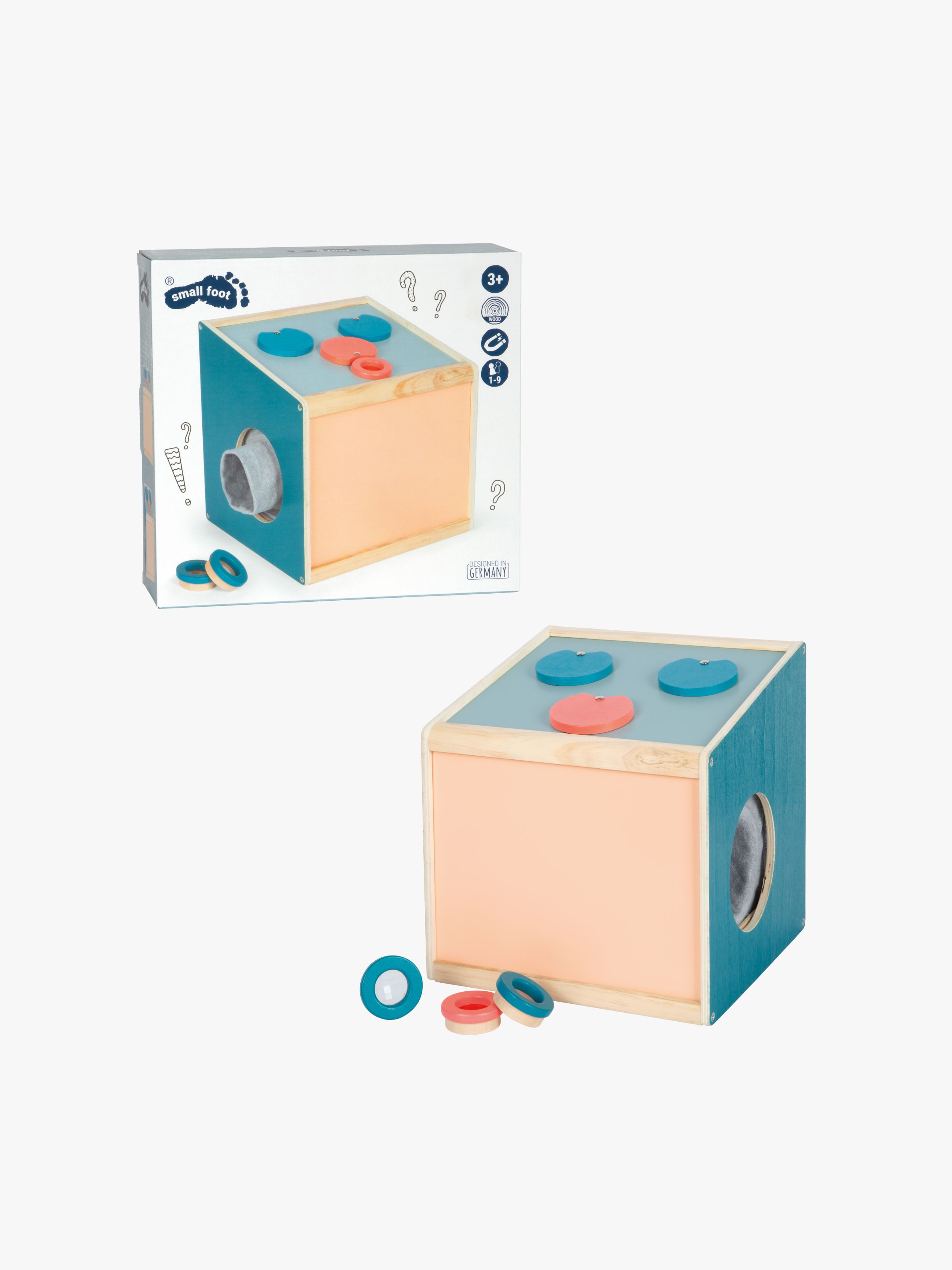 Sensorik-Touch-Box mit 3 unterschiedlichen Linsen