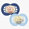 MAM Orginal Night Schnuller Silikon 2er-Pack 16-36m, Blau