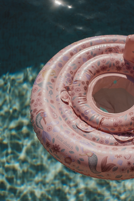 Little Dutch Dreamy Mermaid Baby Schwimmring, Pink