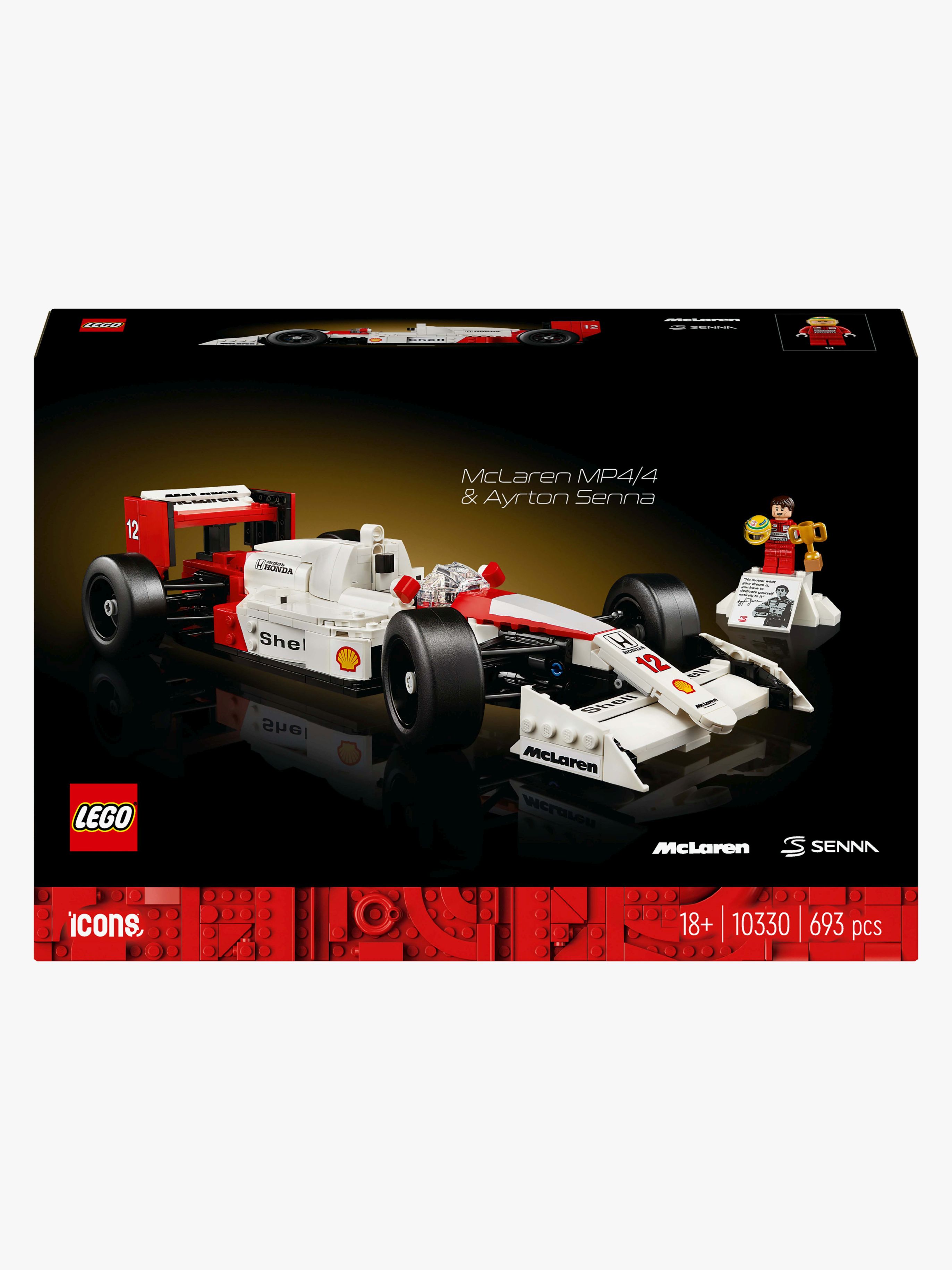 LEGO Icons 10330 McLaren MP4/4 &  Ayrton Senna