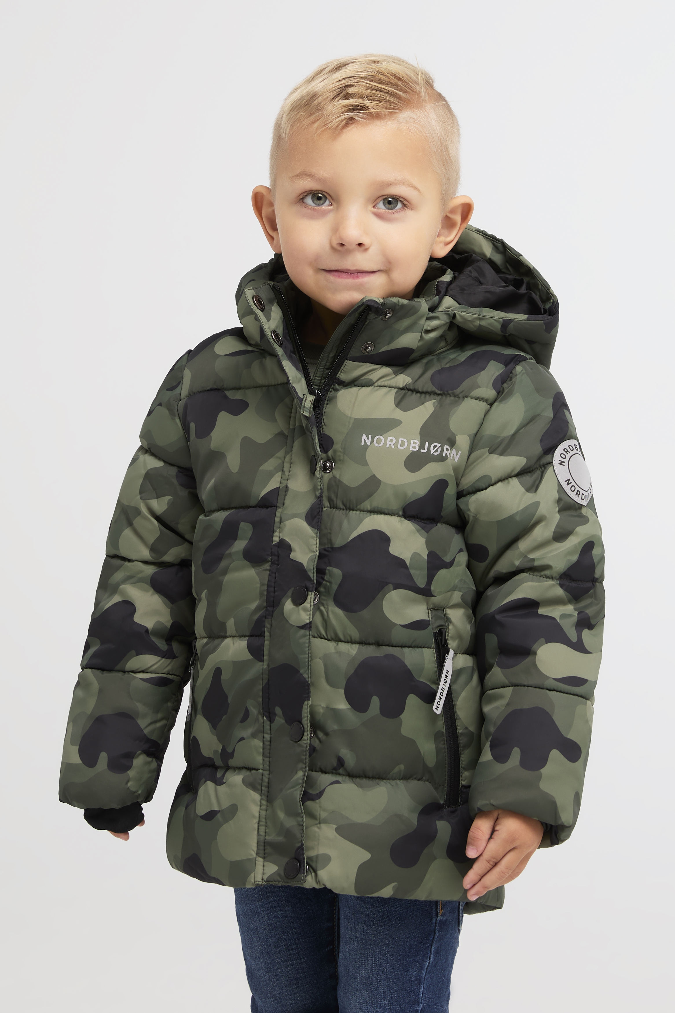 Nordbjørn Nevada Steppjacke, Camo Green, 104