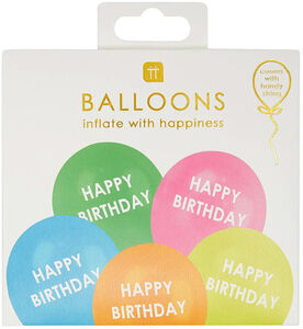 TalkingTables Rainbow Luftballons 5er-Pack