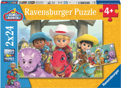 Ravensburger Puzzle Dino Ranch 2x24 Teile