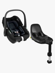 Maxi-Cosi Pebble S Babyschale inkl. FamilyFix S Basis, Tonal Black