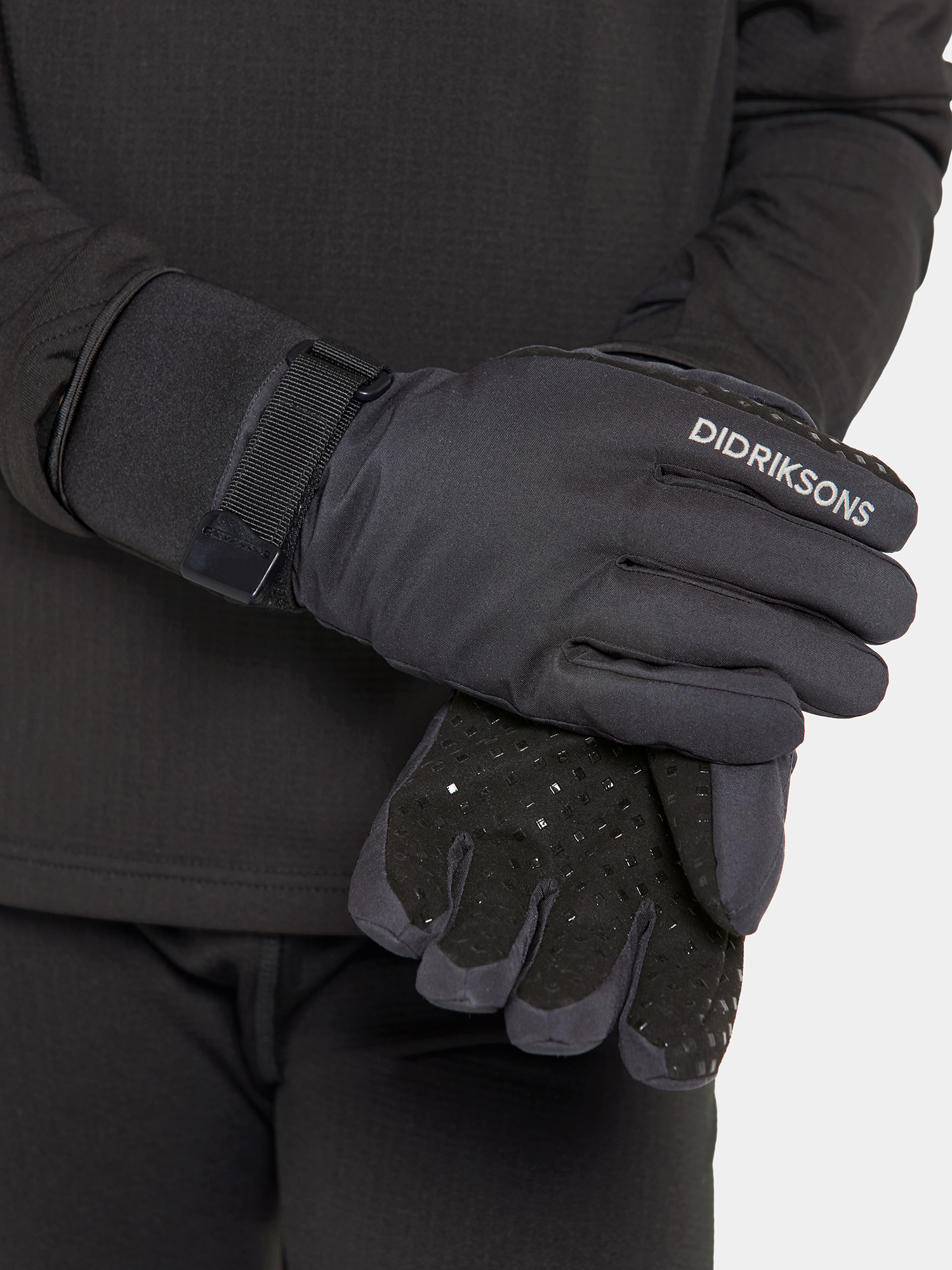 Didriksons Lovas Handschuhe, Schwarz, 4
