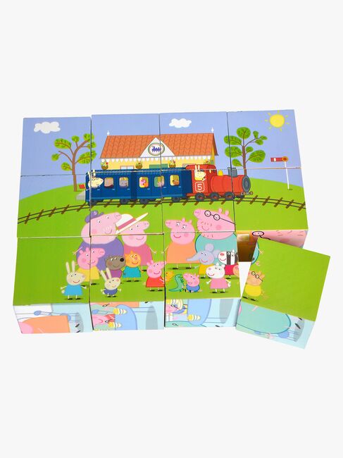 Peppa Wutz Würfelpuzzle 12 Teile, 16x12 cm