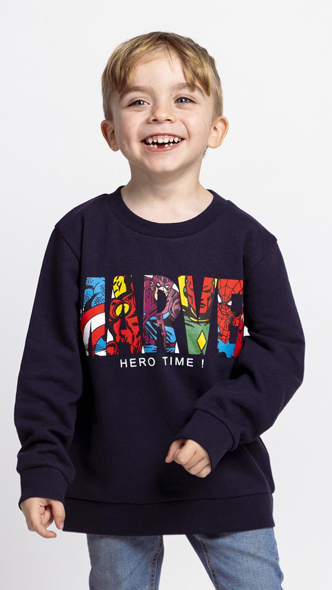 Marvel Pullover, Marineblau, 5 Jahre