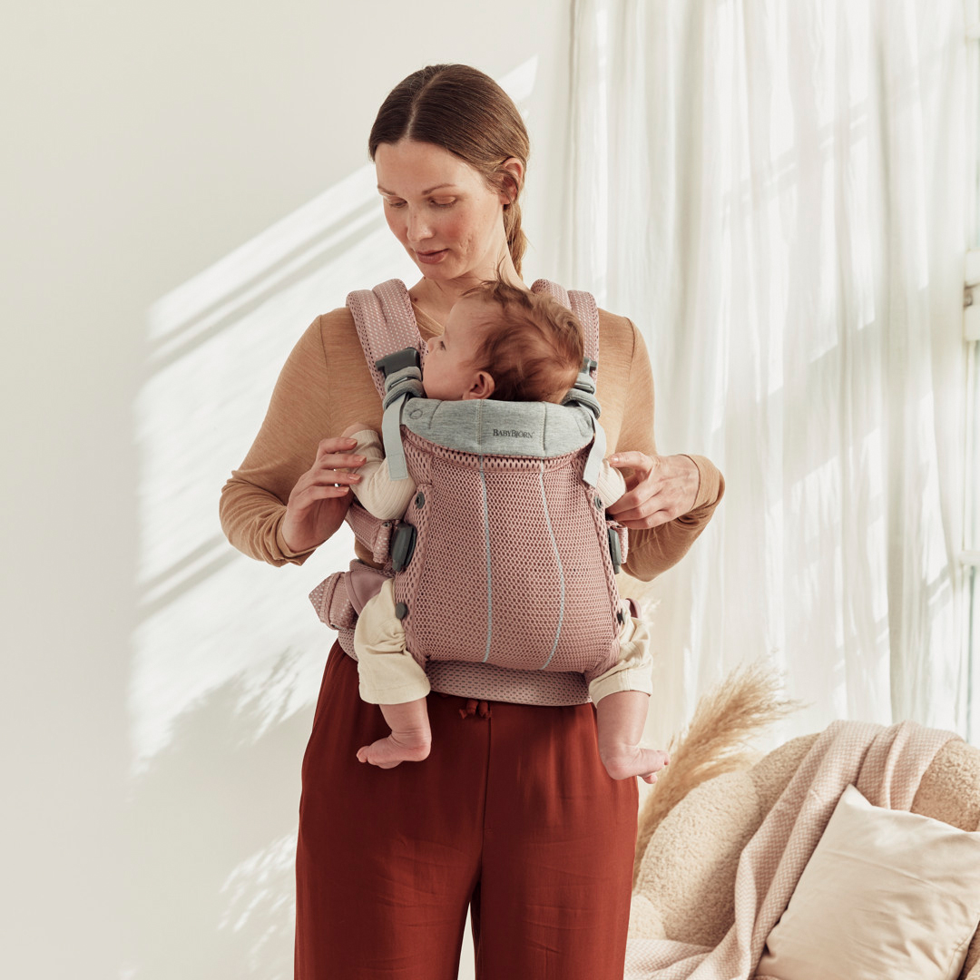 BabyBjörn Harmony Babytrage 3D Mesh, Rosa