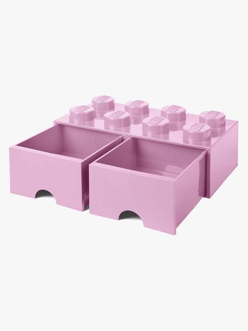 LEGO Aufbewahrungsbox mit Schublade 8, Rosa