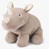 LIEWOOD Barnaby Nashorn Plüschspielzeug 30 cm, Stone Beige
