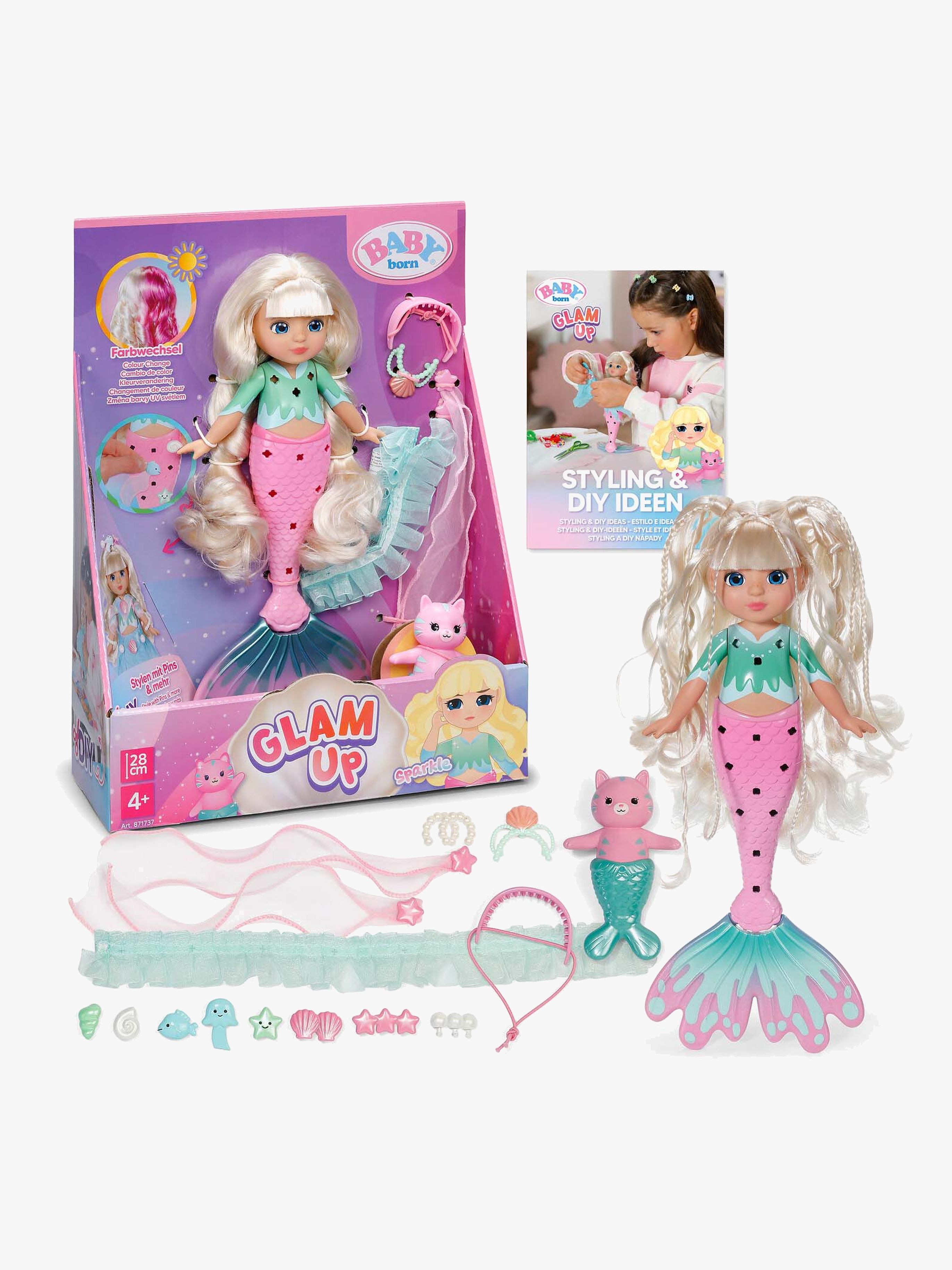 Glam Up Meerjungfrauen-Puppe Sparkle
