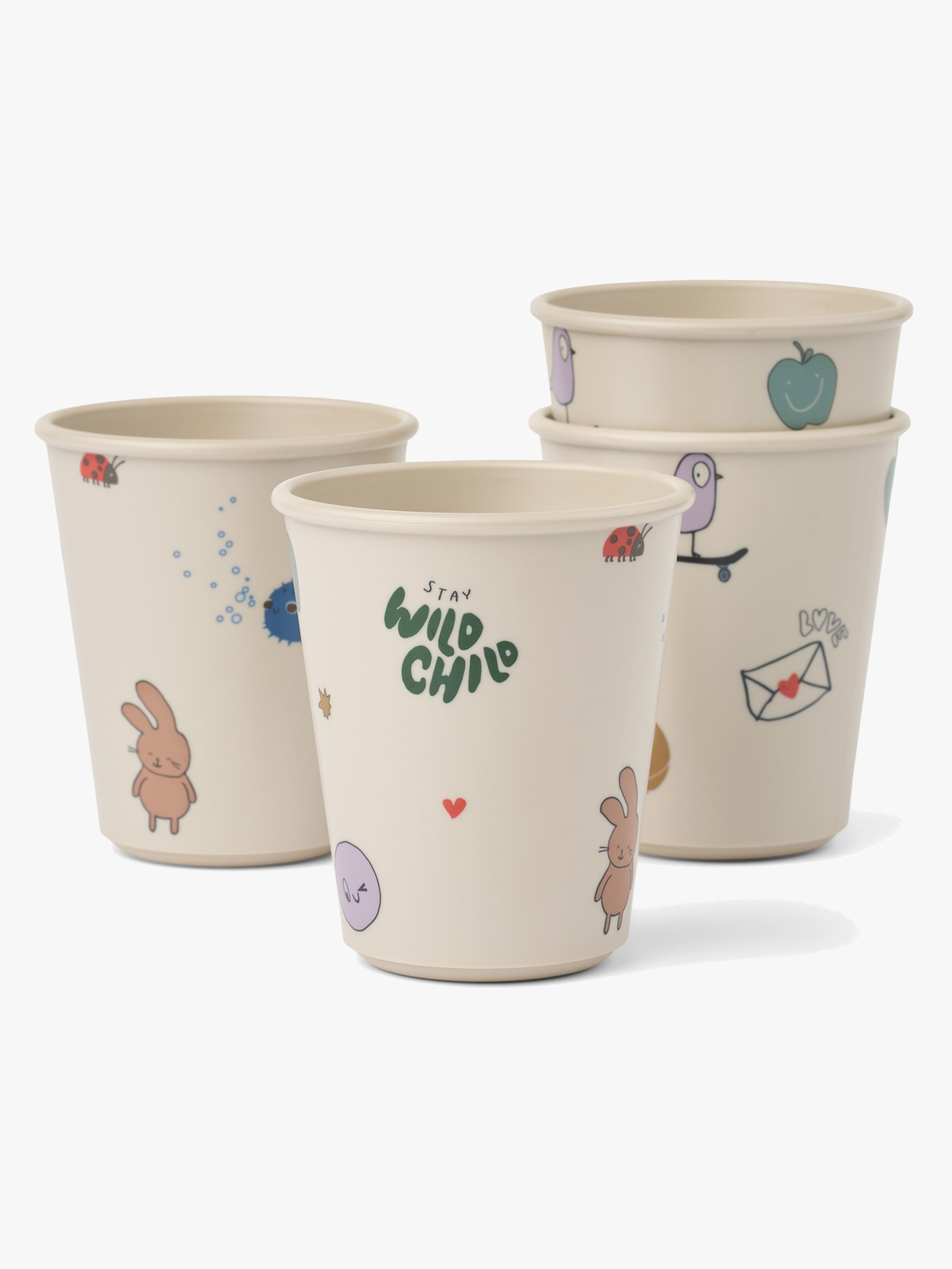 Lana Becher 4er-Pack, Tamtam / Sandy