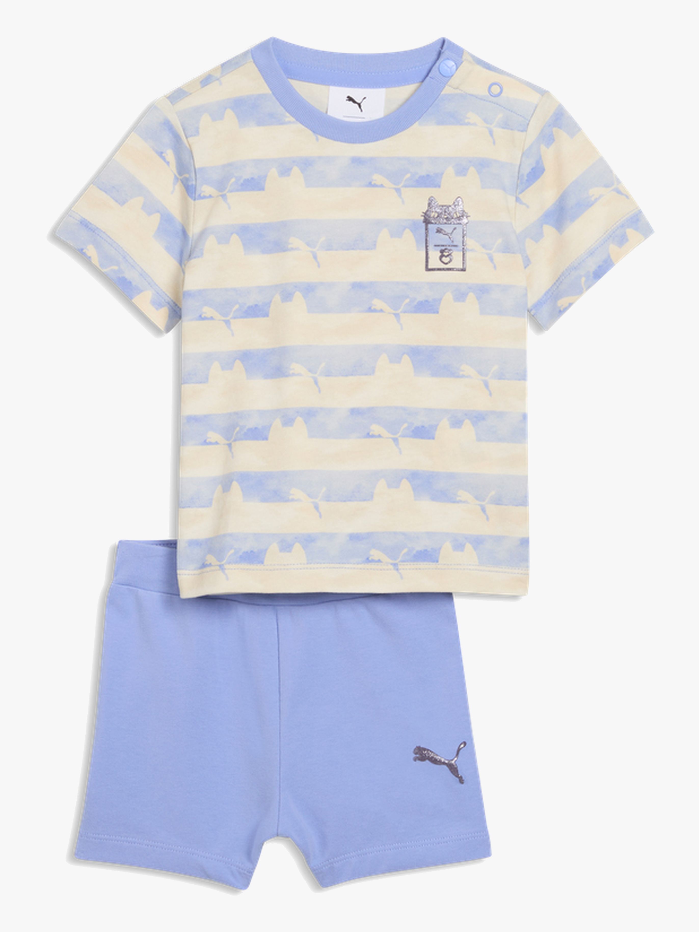 Puma T-Shirt Und Shorts Gabby's Dollhouse Minicats Set, Lila, 104