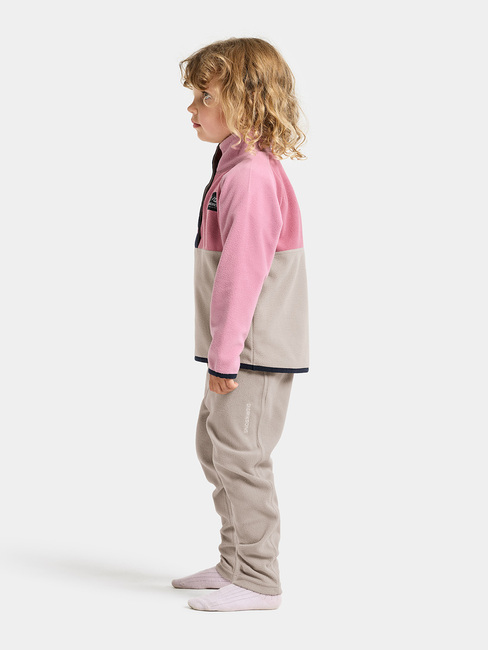 Didriksons Monte Fleece-Pullover, Heather Pink