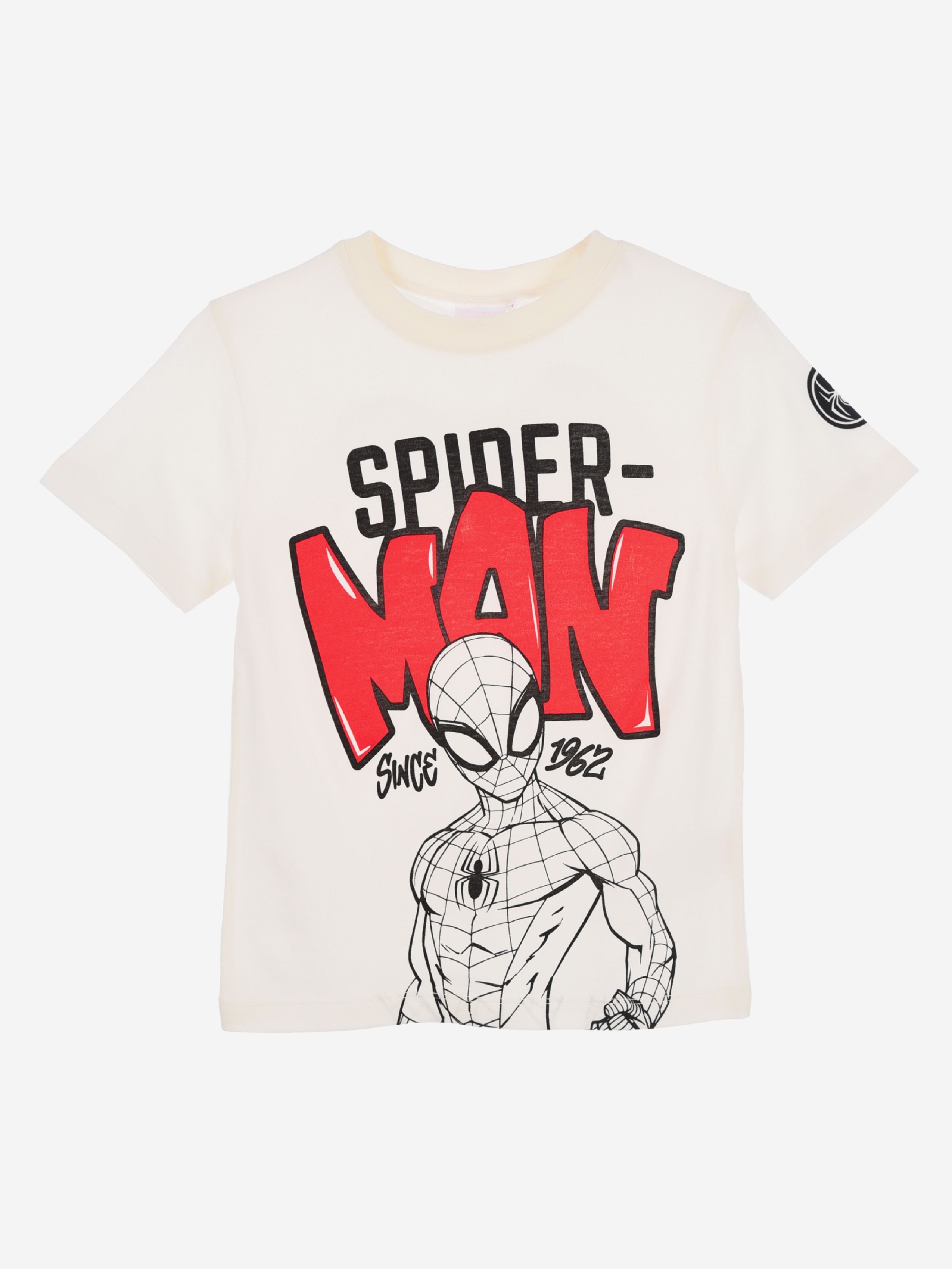 Marvel Spider-Man T-Shirt, Weiß, 116-122