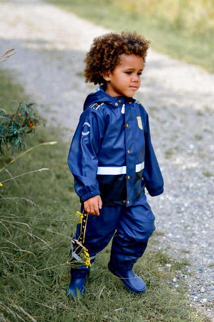 Mikk-Line Polizei Regenset mit Hosenträgern, Blue Nights