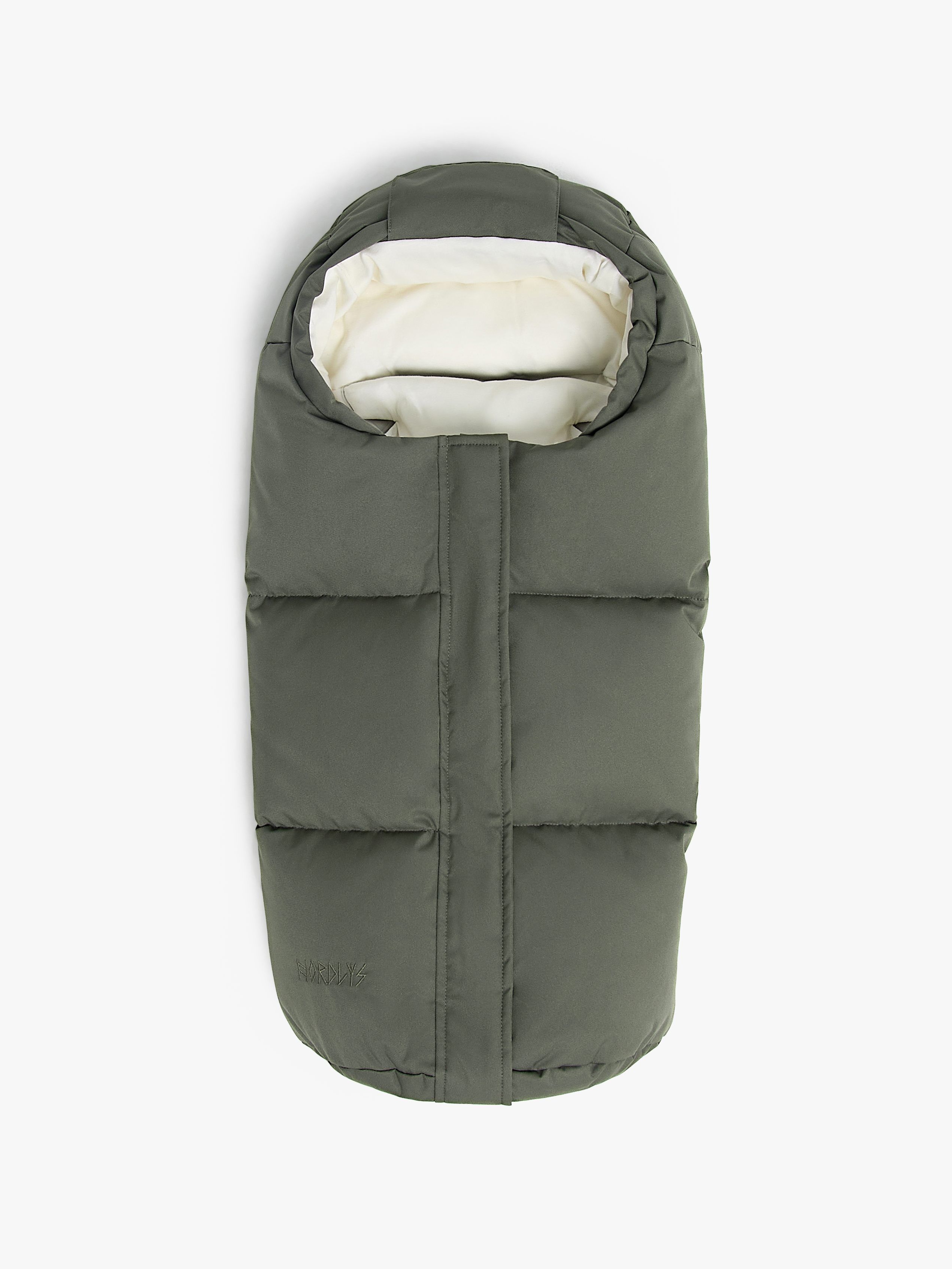 Wilma Mini Daunen-Fußsack, Moosgrün, Winterfußsäcke