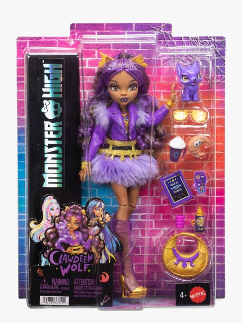 Monster High Core Puppe Clawdeen Wolf & Crescent