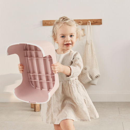 BabyBjörn Tritthocker, Powder Pink/White