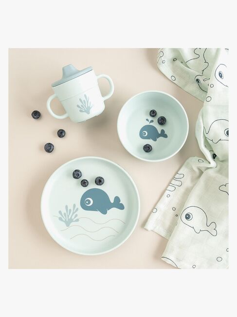 Done By Deer Foodie Geschirr-Set Wally, Blue