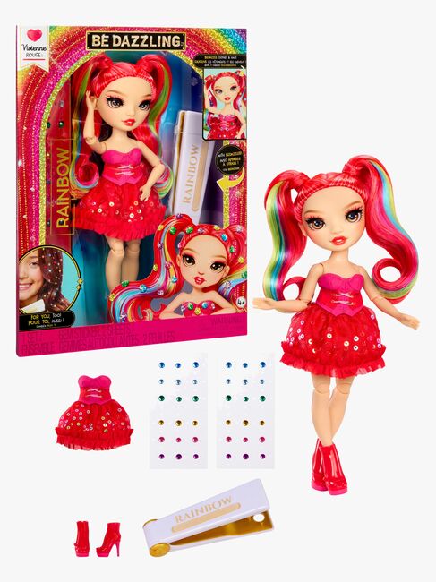 Rainbow High Be Dazzling Vivienne Rouge Modepuppe Vivienne Rouge, Rot