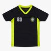 Hyperfied V-Neck Neo Logo T-Shirt, Anthracite