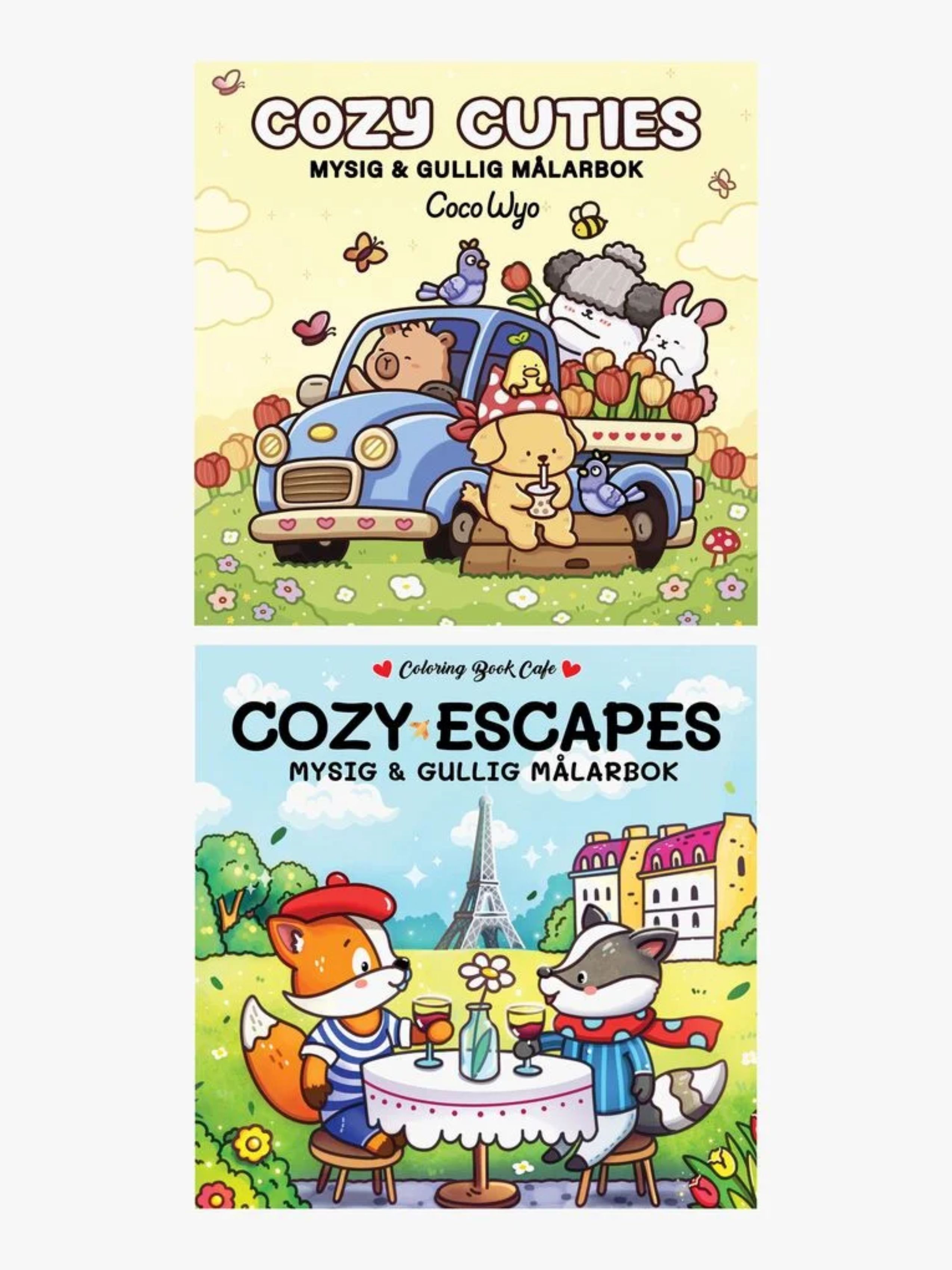 Cozy Malbuch-Paket Travel Friends