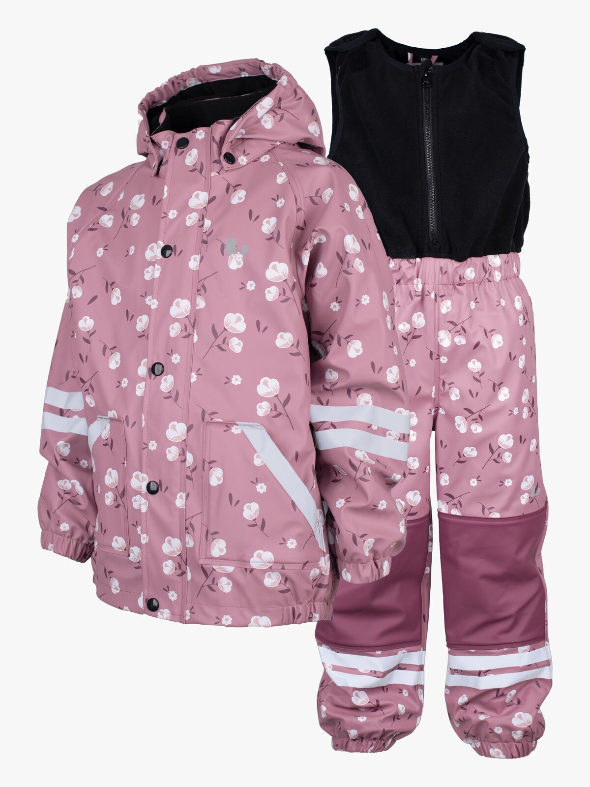 Lindberg Lekhyttan Gefüttertes Regenset, Dahlia/White